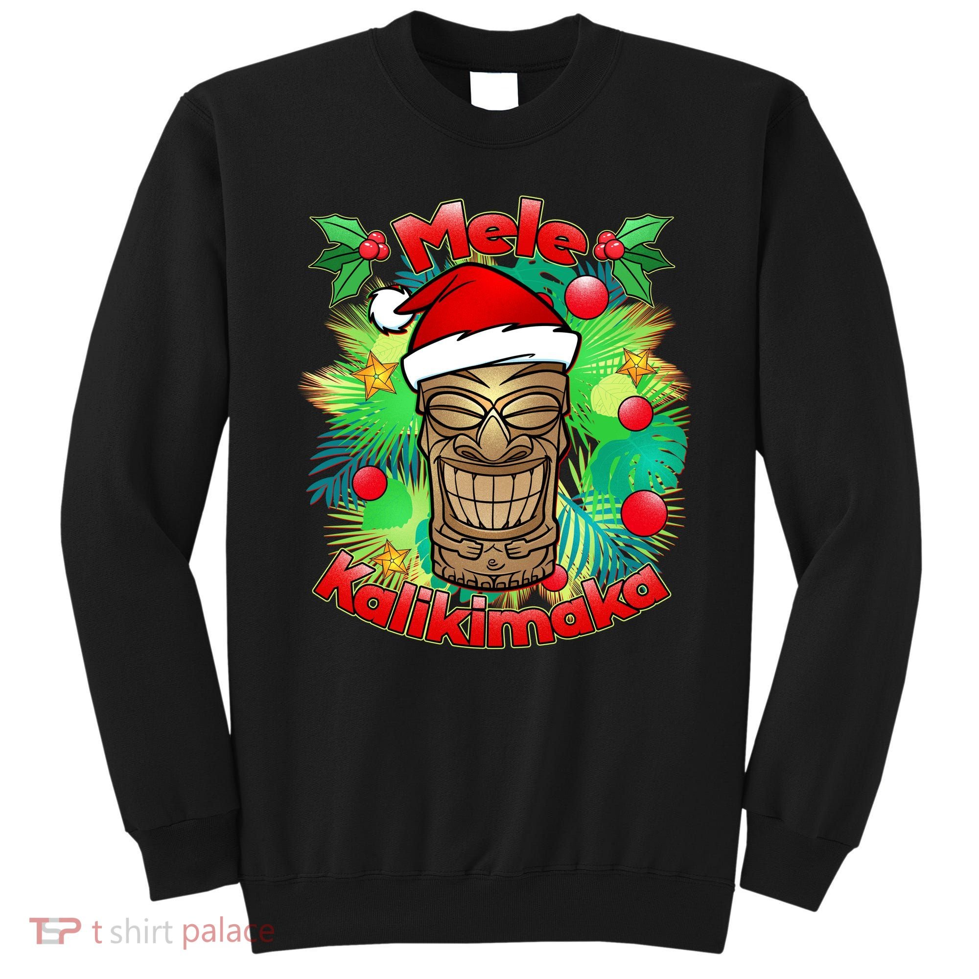Christmas Tiki Mele Kalikimaka Sweatshirt