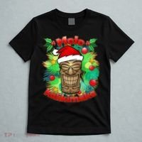 Christmas Tiki Mele Kalikimaka T-Shirt thumb 5