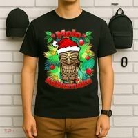 Christmas Tiki Mele Kalikimaka T-Shirt thumb 6