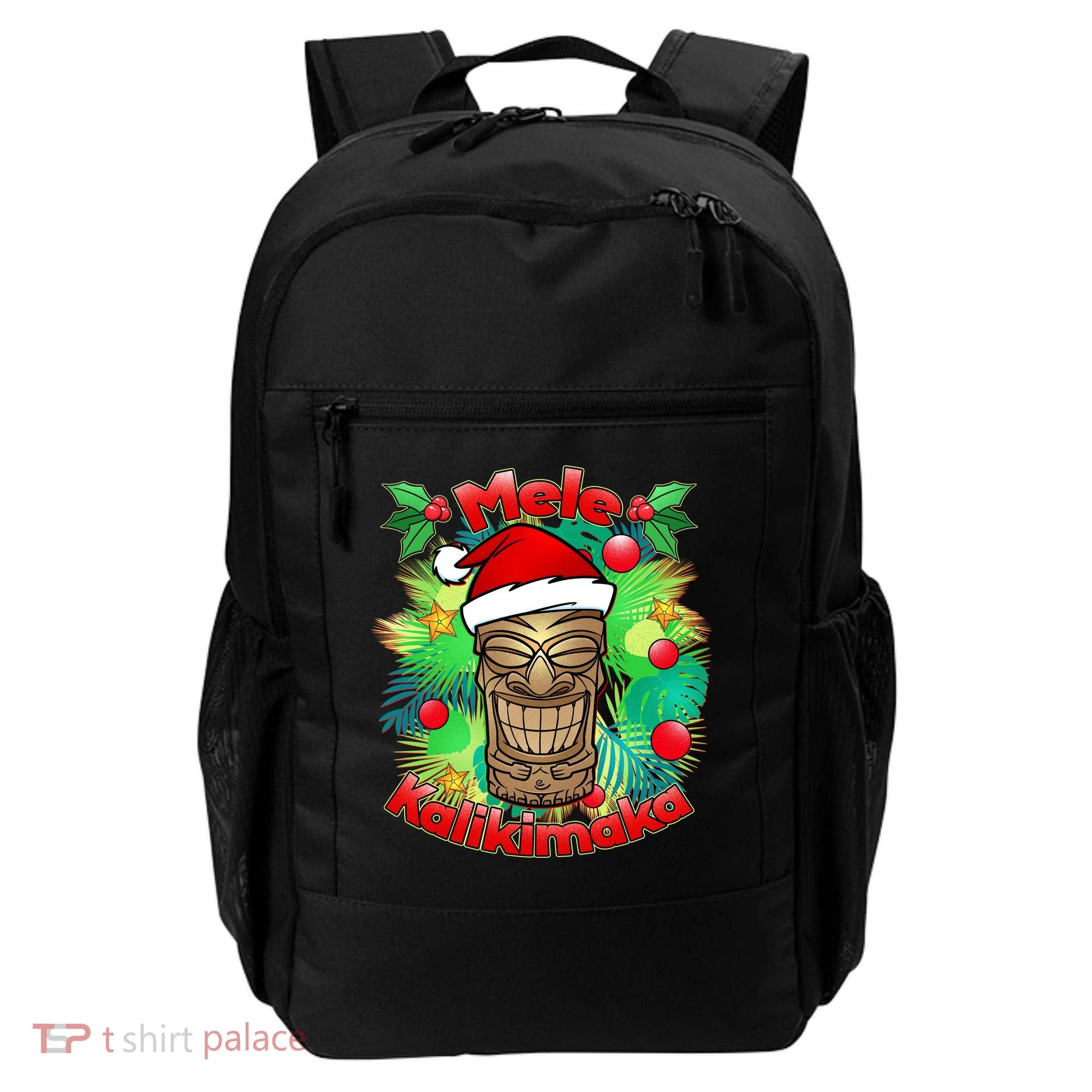 Christmas Tiki Mele Kalikimaka Backpack