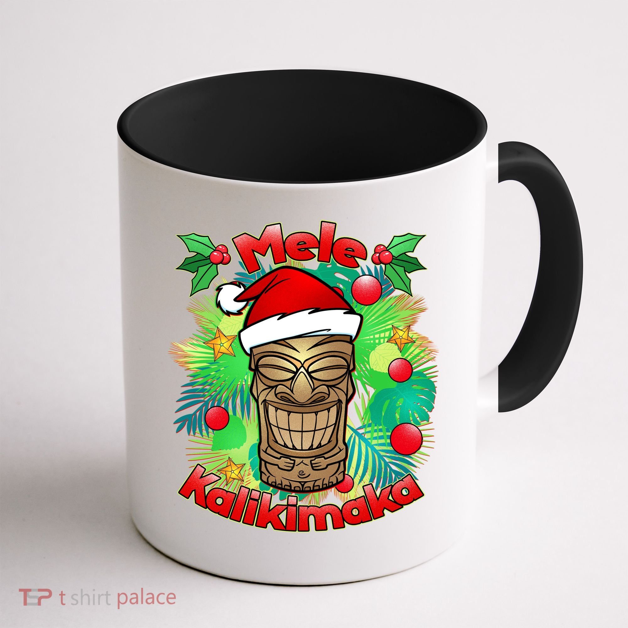 Christmas Tiki Mele Kalikimaka Coffee Mug