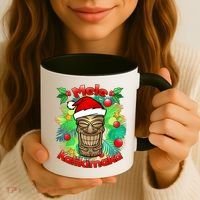 Christmas Tiki Mele Kalikimaka Coffee Mug thumb 3