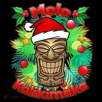 Christmas Tiki Mele Kalikimaka Women's Hoodie thumb 2
