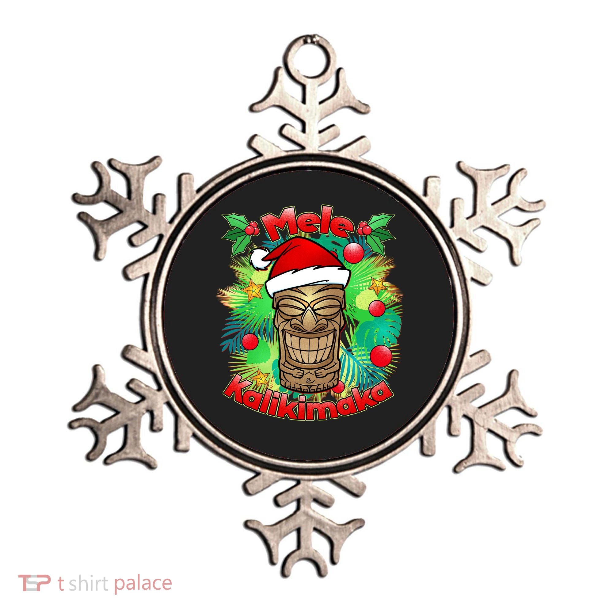 Christmas Tiki Mele Kalikimaka Ornament