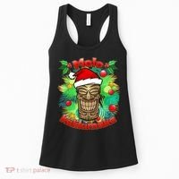Christmas Tiki Mele Kalikimaka Women's Tank Top thumb 0