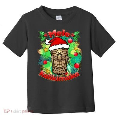 Christmas Tiki Mele Kalikimaka Toddler T-Shirt