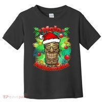 Christmas Tiki Mele Kalikimaka Toddler T-Shirt thumb 0