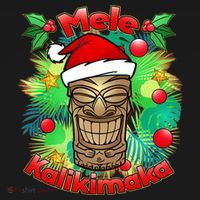 Christmas Tiki Mele Kalikimaka Kids Sweatshirt thumb 2