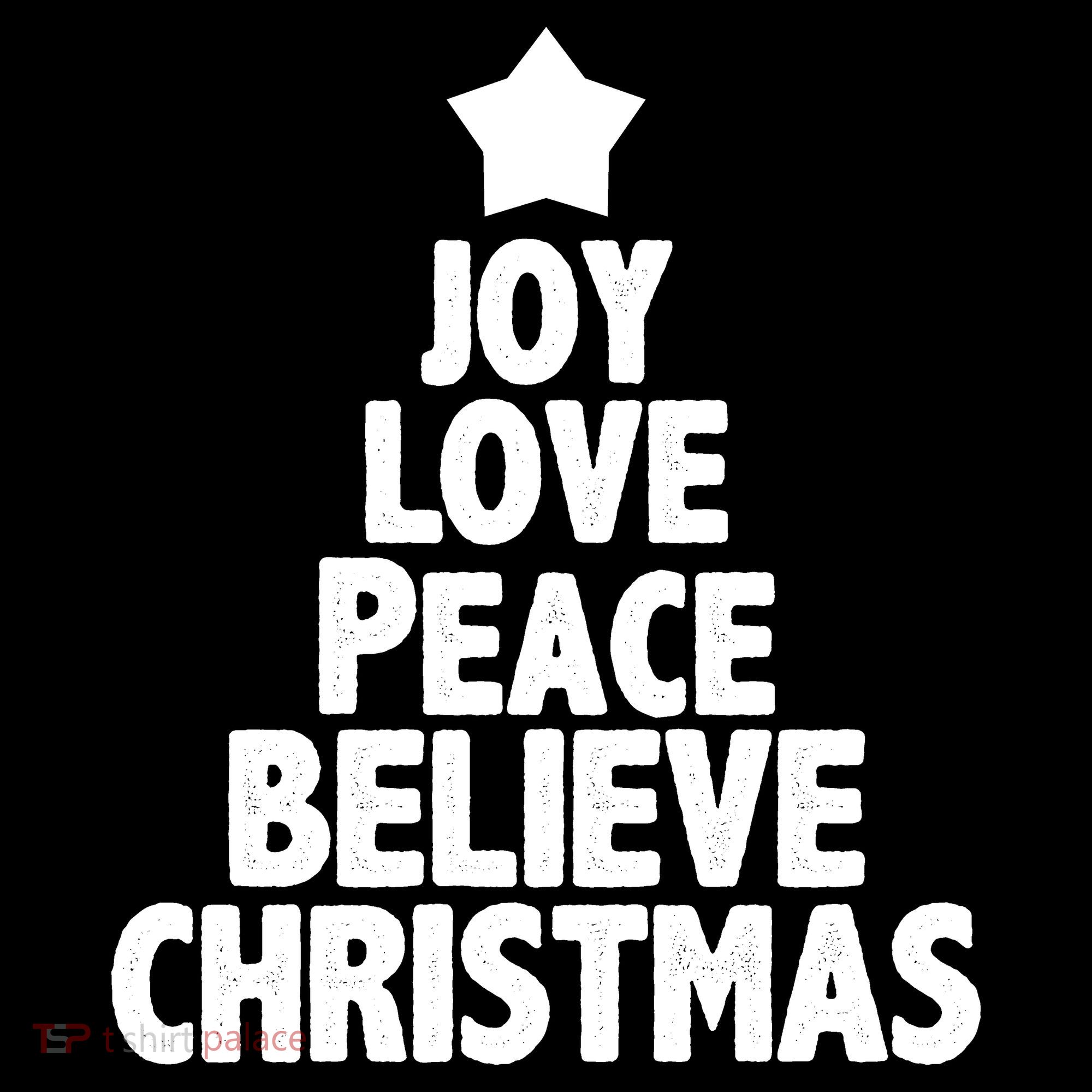 Christmas Tree Joy Love Peace Believe Visor