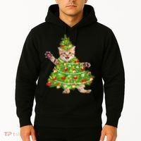 Christmas Tree Kitten Hoodie thumb 2