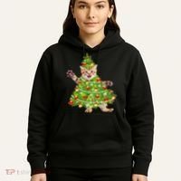 Christmas Tree Kitten Hoodie thumb 5
