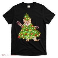 Christmas Tree Kitten T-Shirt thumb 0