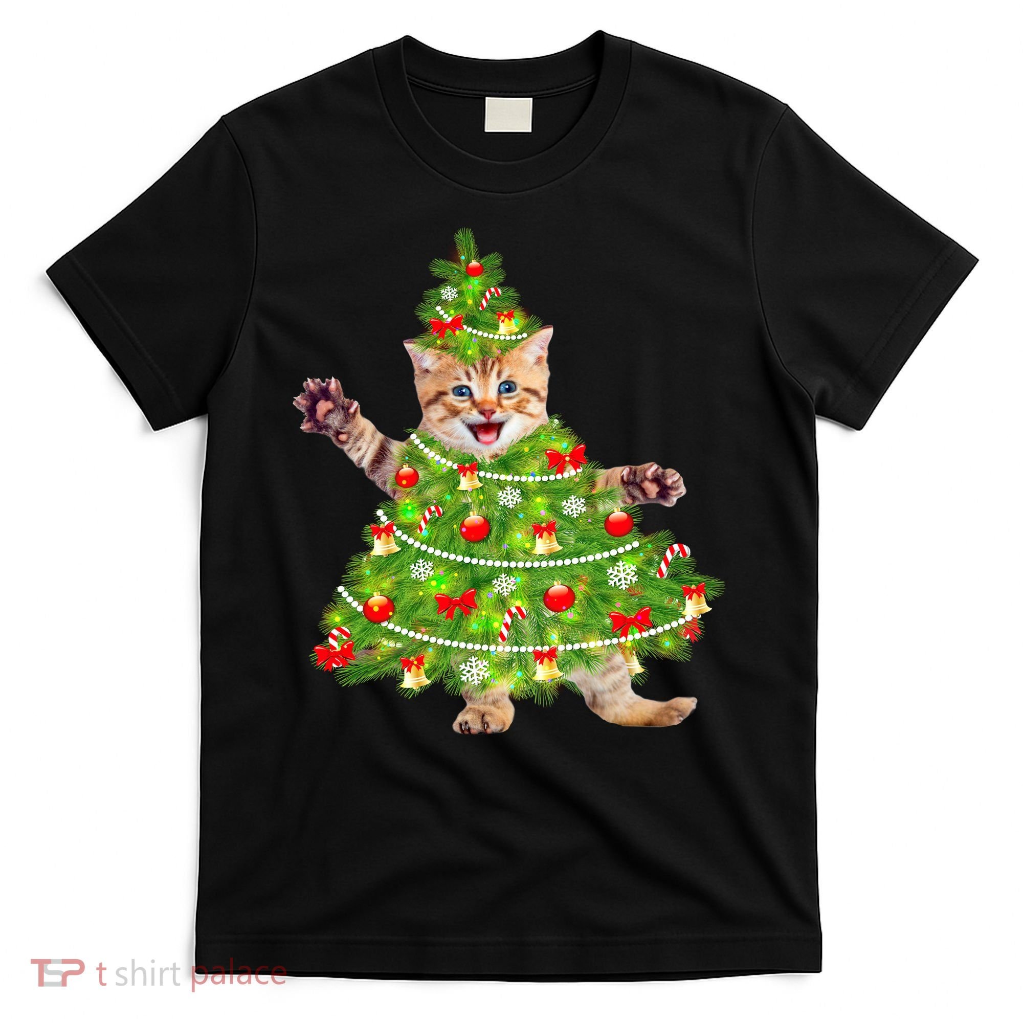Christmas Tree Kitten T-Shirt