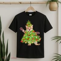 Christmas Tree Kitten T-Shirt thumb 2