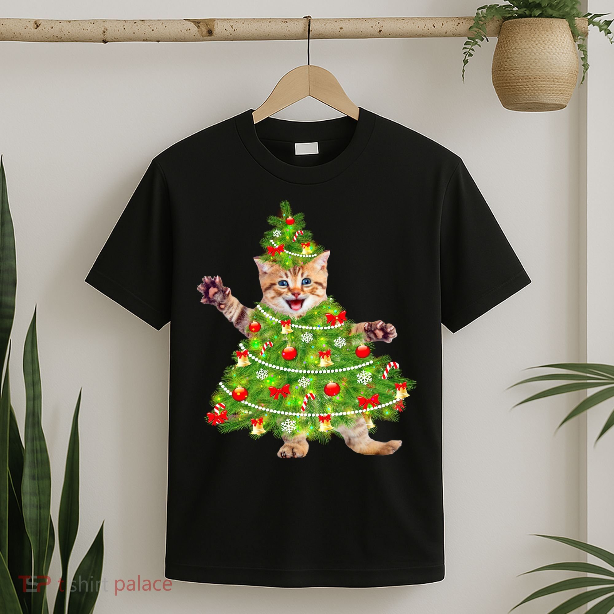 Christmas Tree Kitten T-Shirt