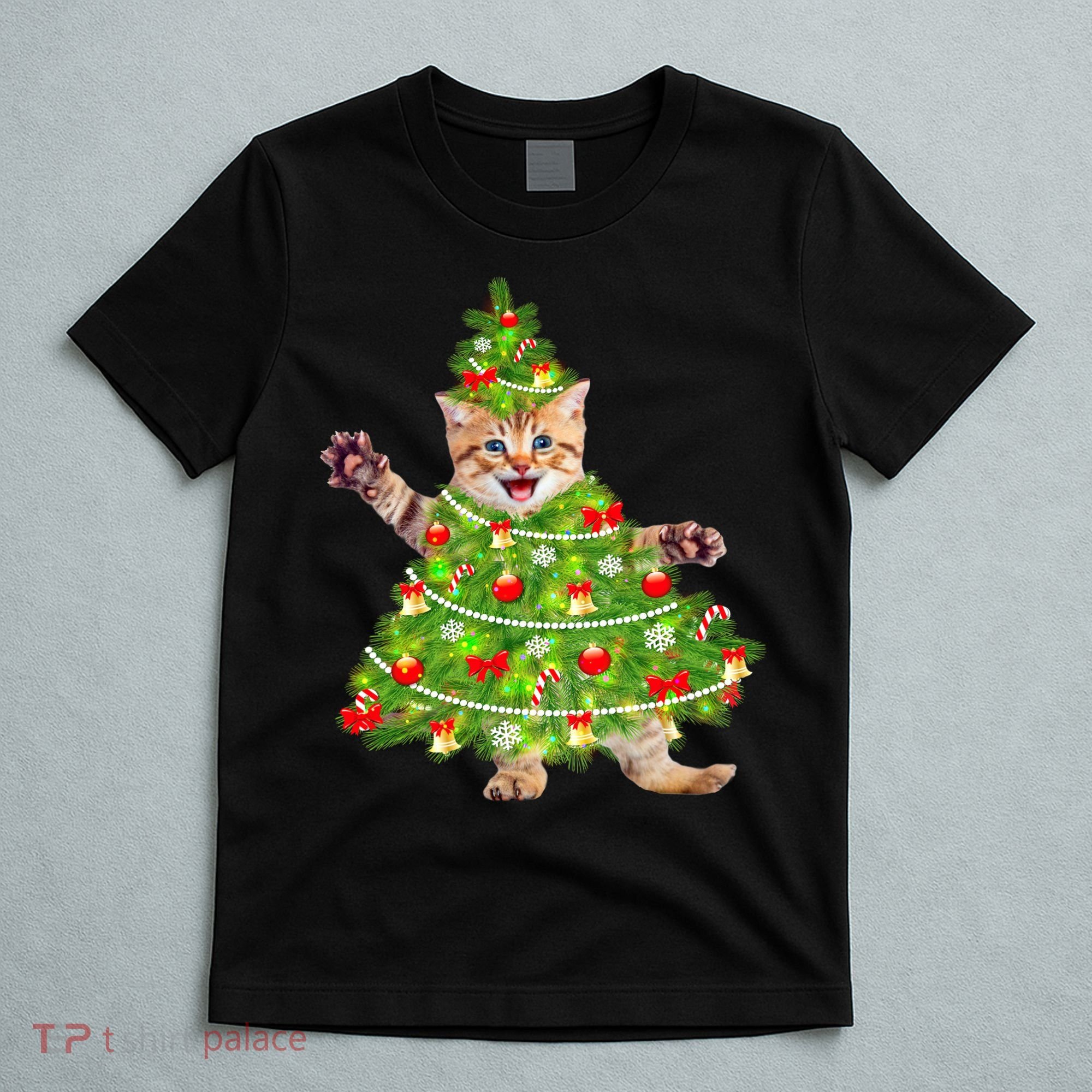 Christmas Tree Kitten T-Shirt