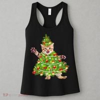 Christmas Tree Kitten Women's Tank Top thumb 3