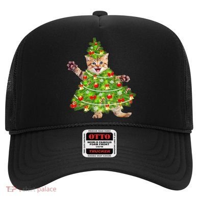Christmas Tree Kitten Hat