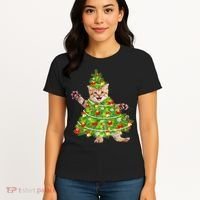 Christmas Tree Kitten Women's T-Shirt thumb 4