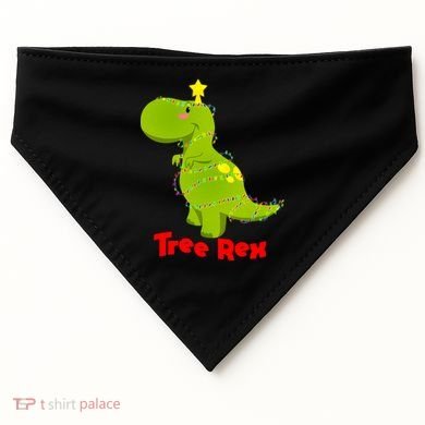 Christmas Tree Rex USA-Made Doggie Bandana
