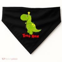 Christmas Tree Rex USA-Made Doggie Bandana thumb 0