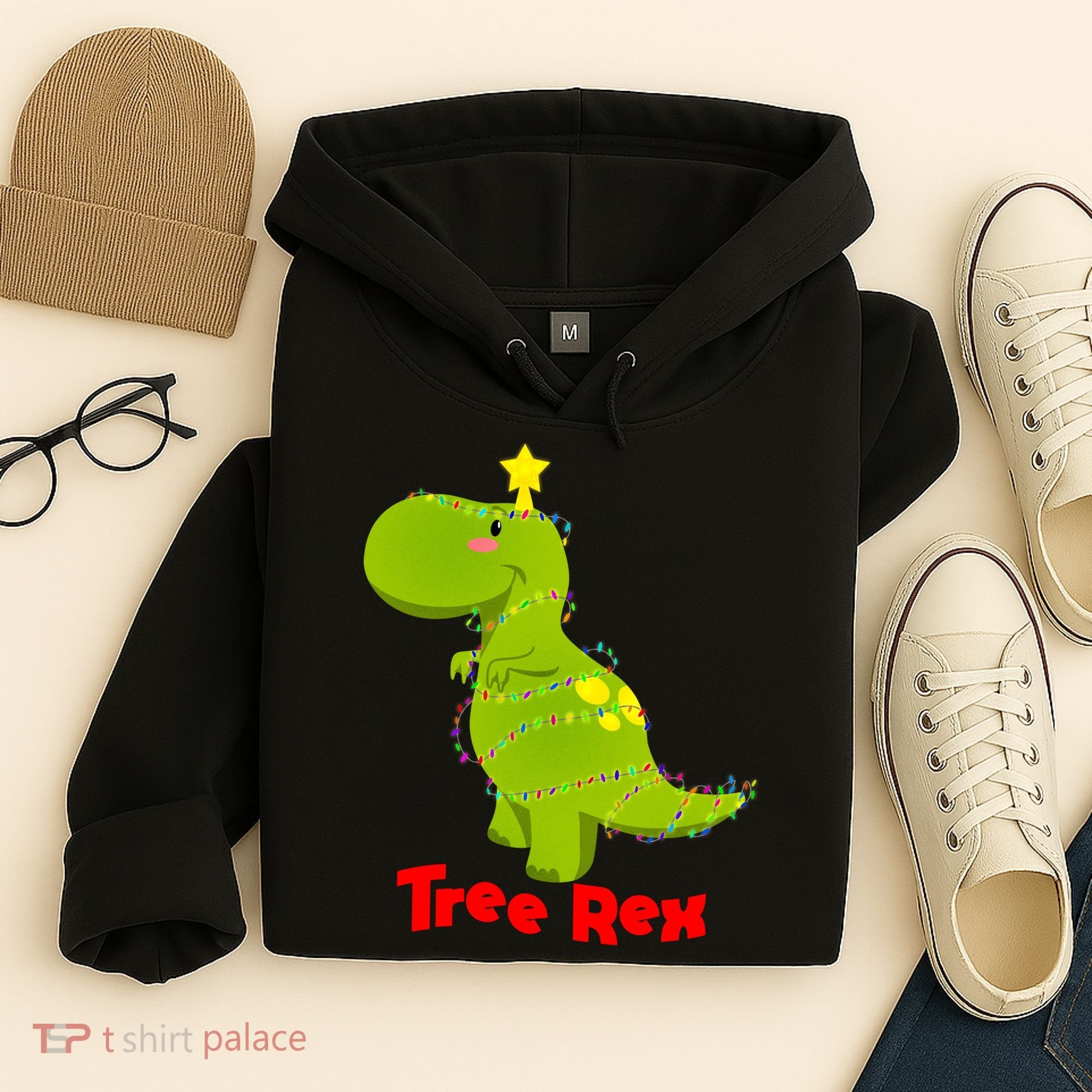 Christmas Tree Rex Hoodie
