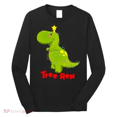 Christmas Tree Rex Long Sleeve Shirt