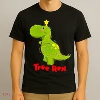 Christmas Tree Rex T-Shirt thumb 3