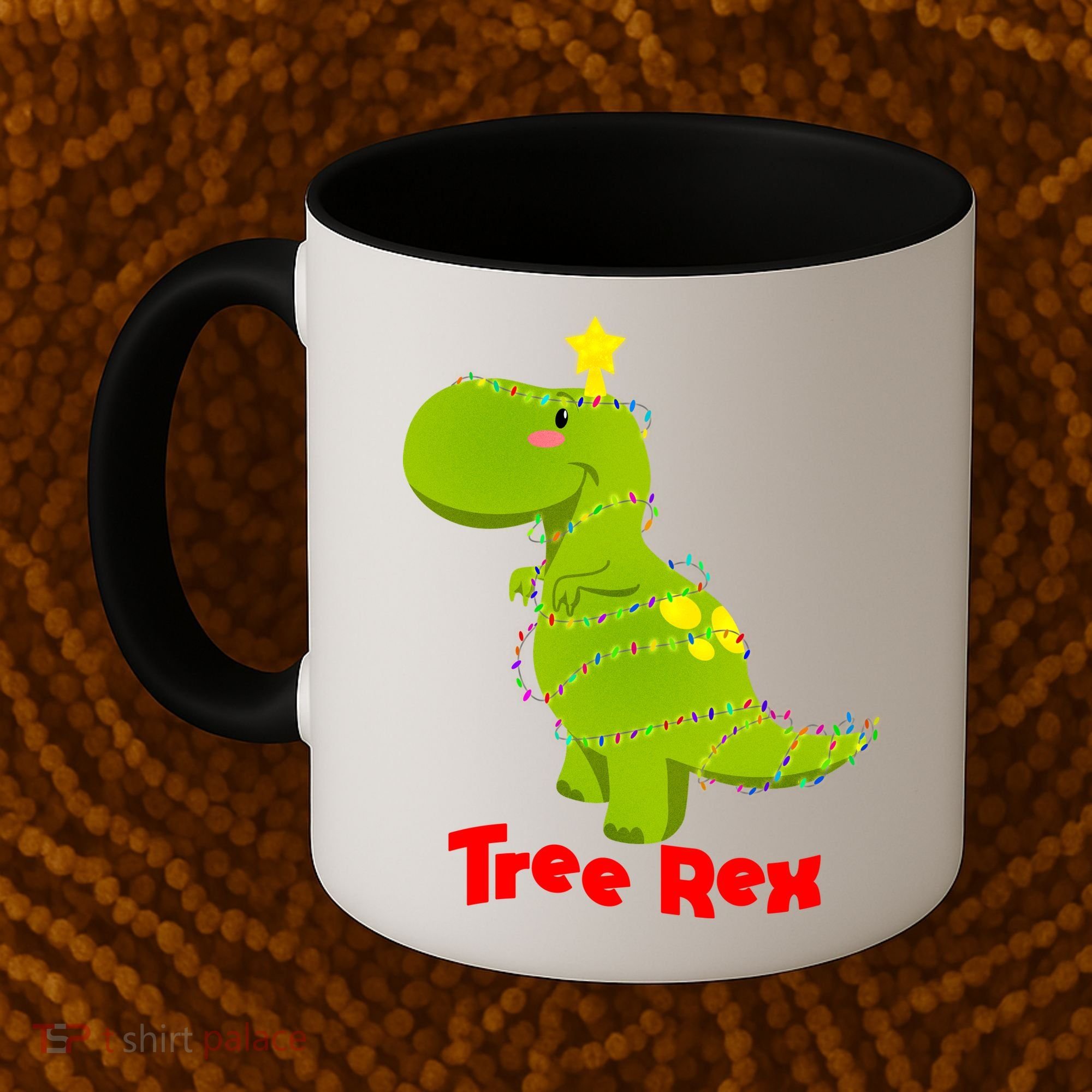 Christmas Tree Rex Coffee Mug