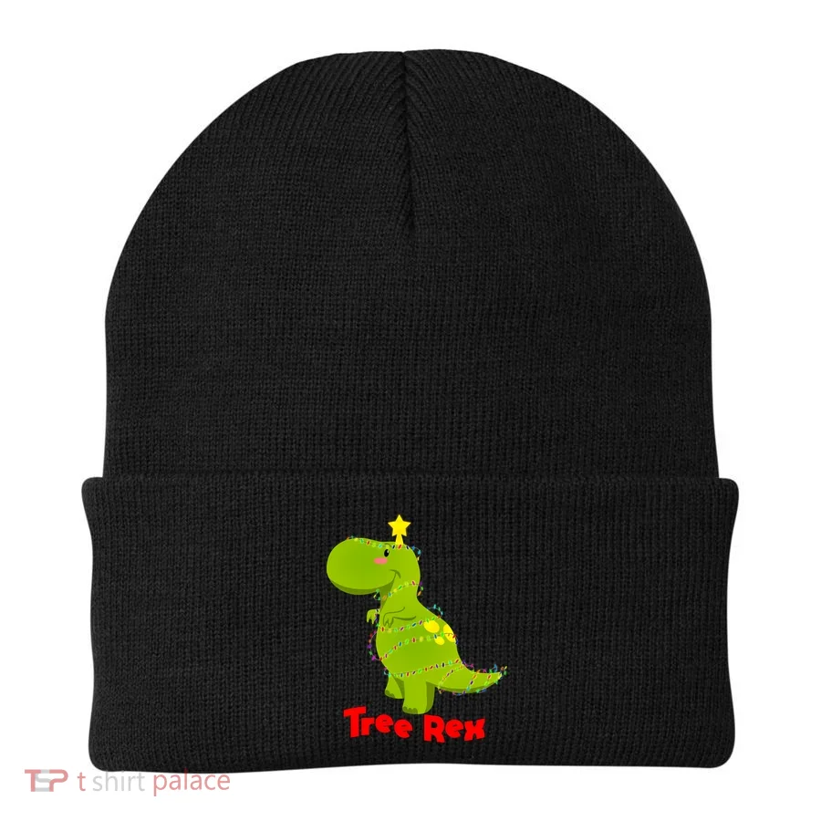 Christmas Tree Rex Beanie