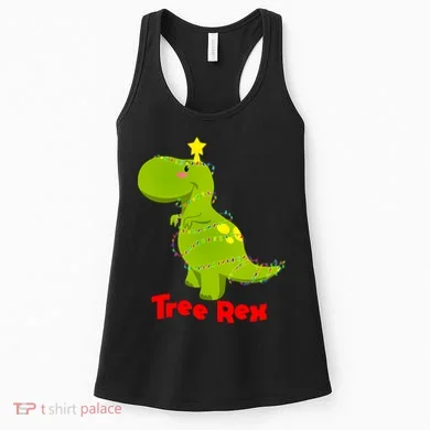 Christmas Tree Rex Women's Tank Top