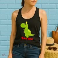 Christmas Tree Rex Women's Tank Top thumb 2