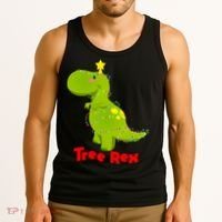 Christmas Tree Rex Tank Top thumb 3