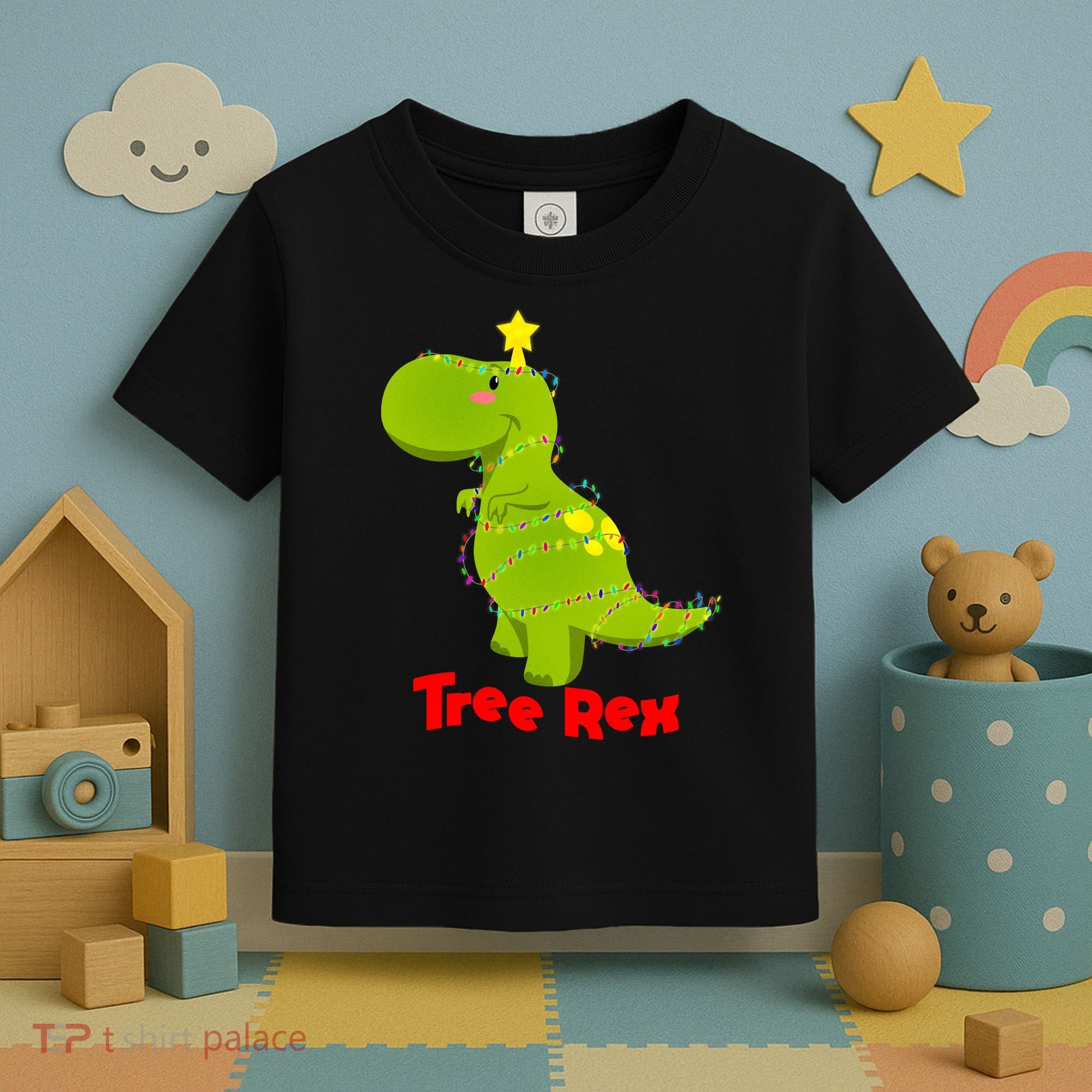 Christmas Tree Rex Toddler T-Shirt
