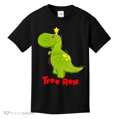 Christmas Tree Rex Kids T-Shirt