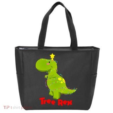 Christmas Tree Rex Tote Bag