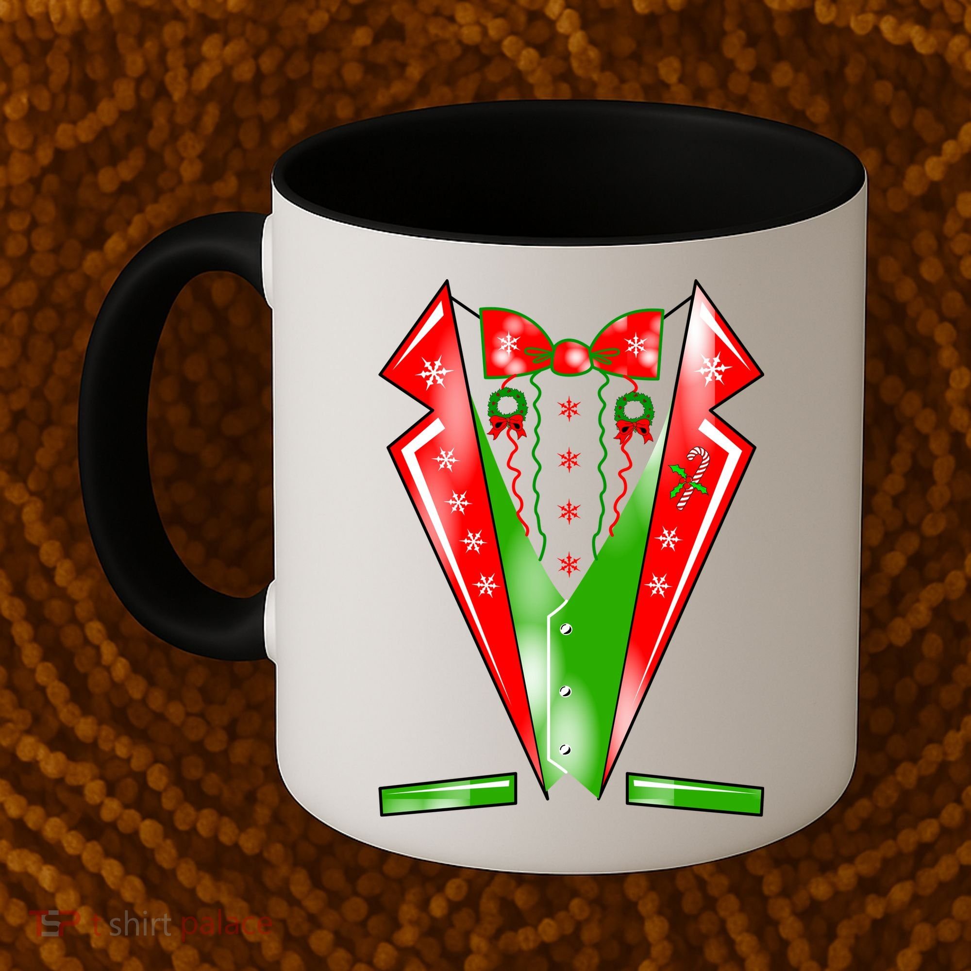 Christmas Tux Tuxedo Coffee Mug