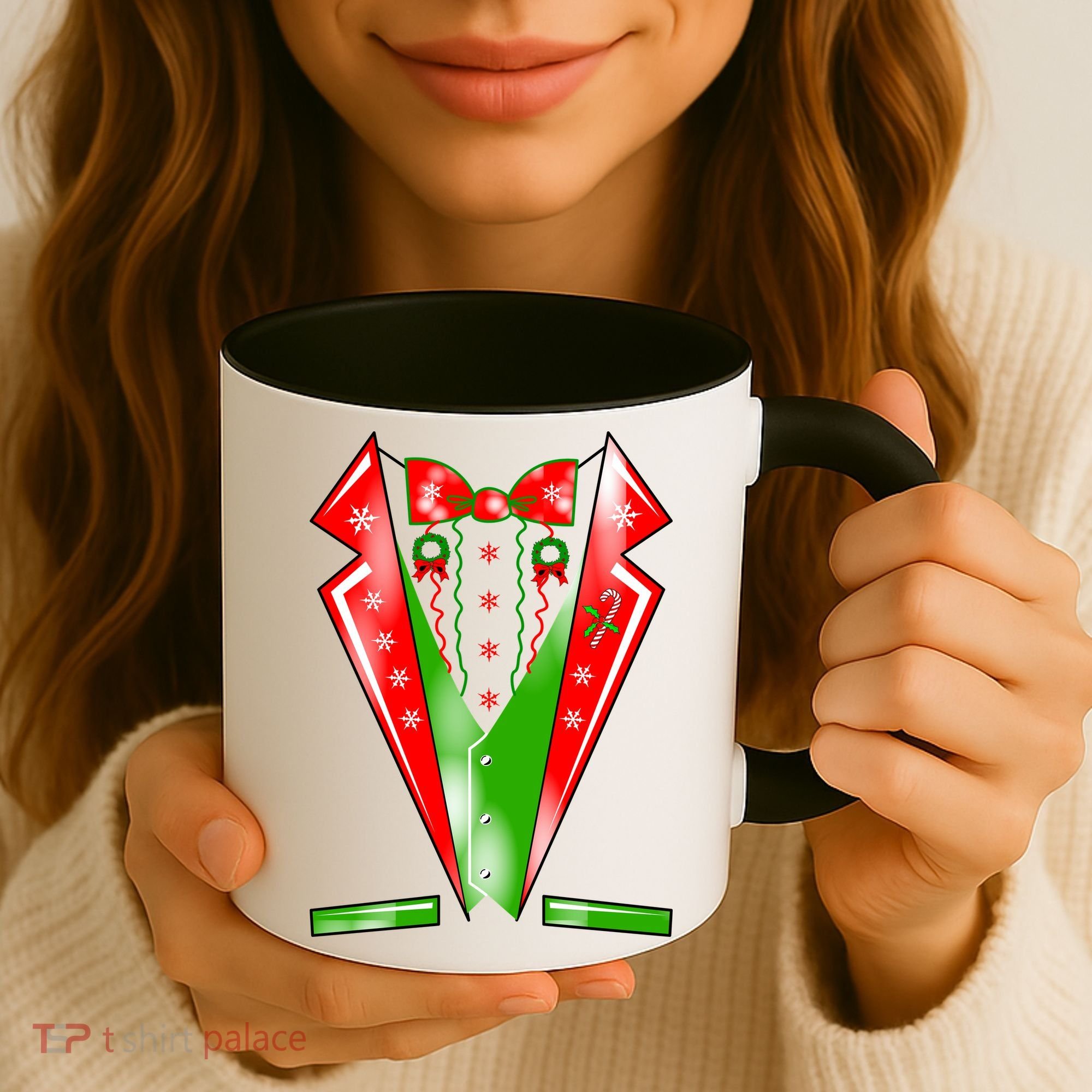 Christmas Tux Tuxedo Coffee Mug