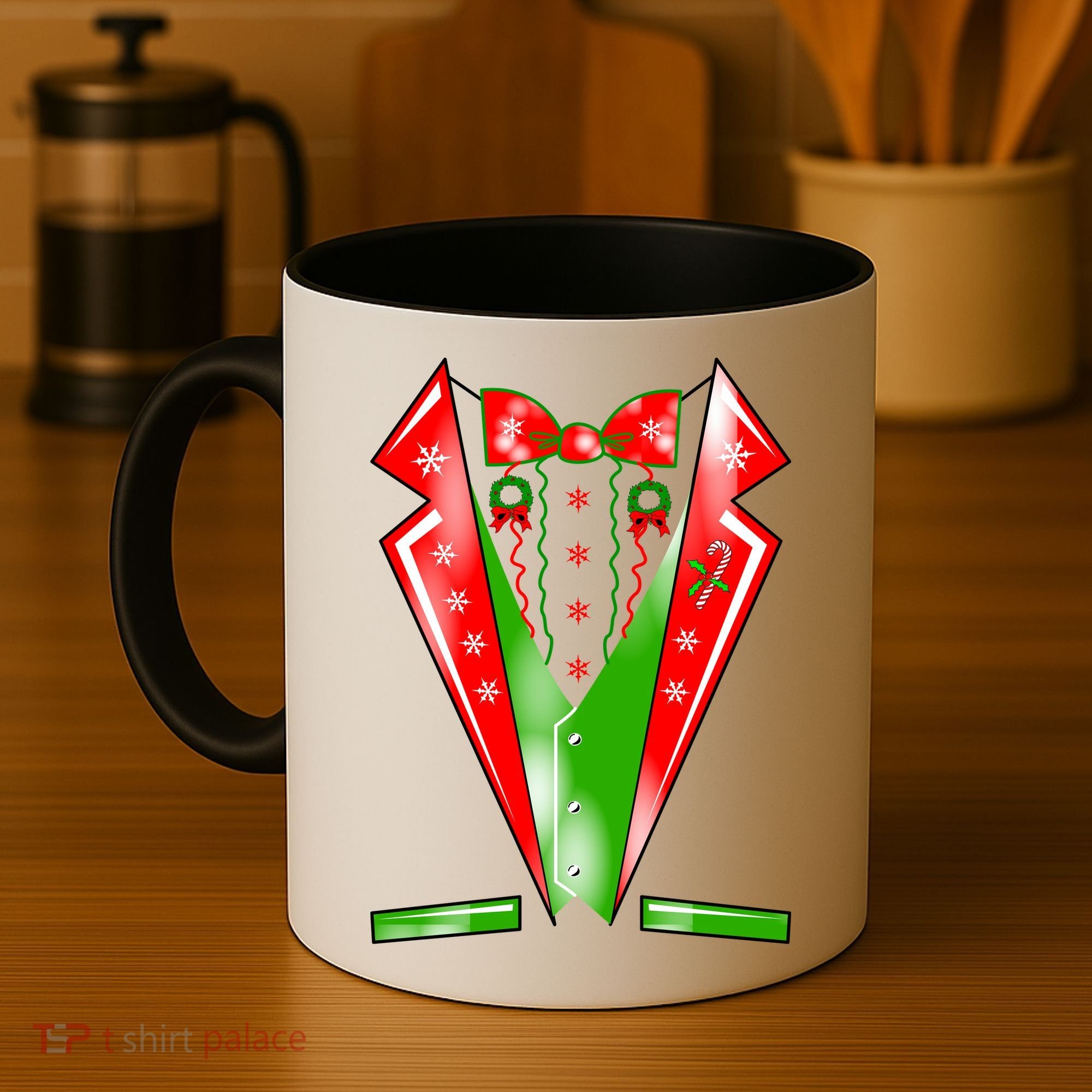 Christmas Tux Tuxedo Coffee Mug