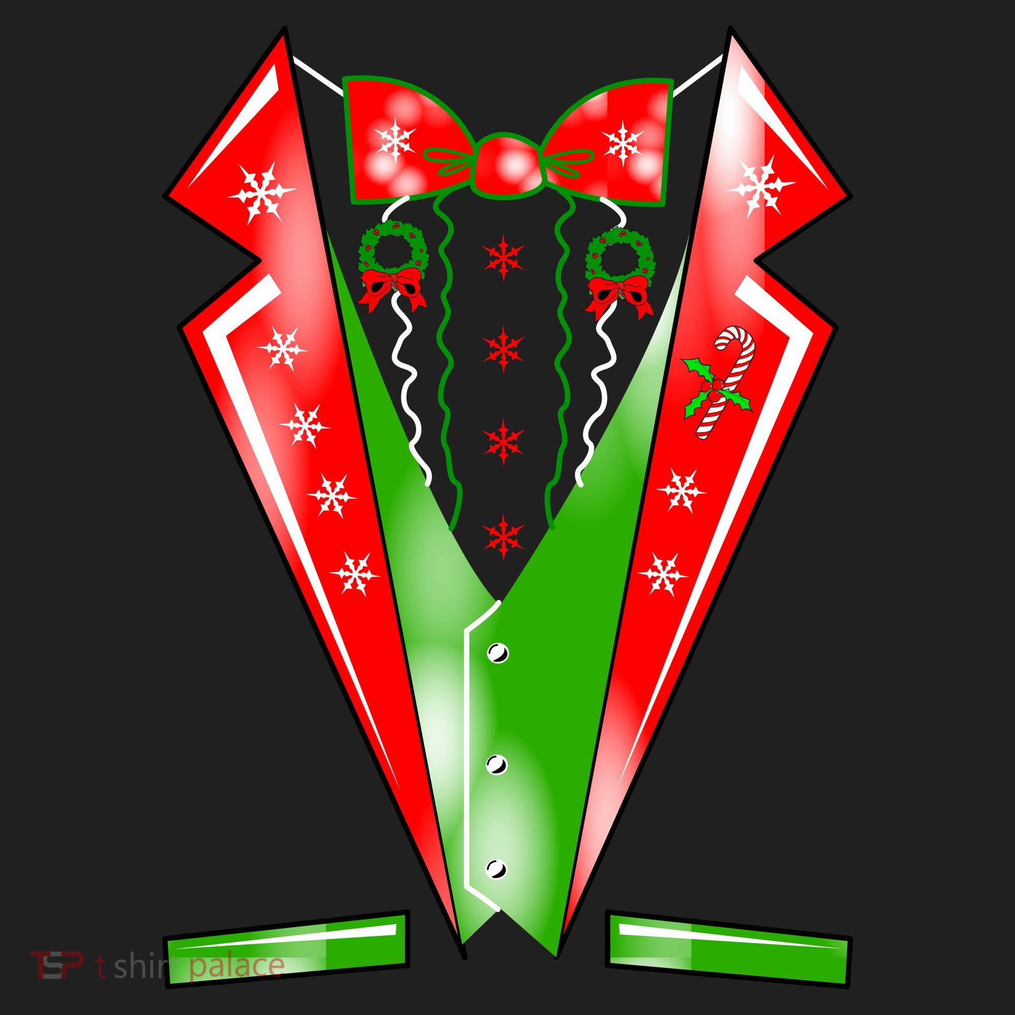 Christmas Tux Tuxedo Tumbler
