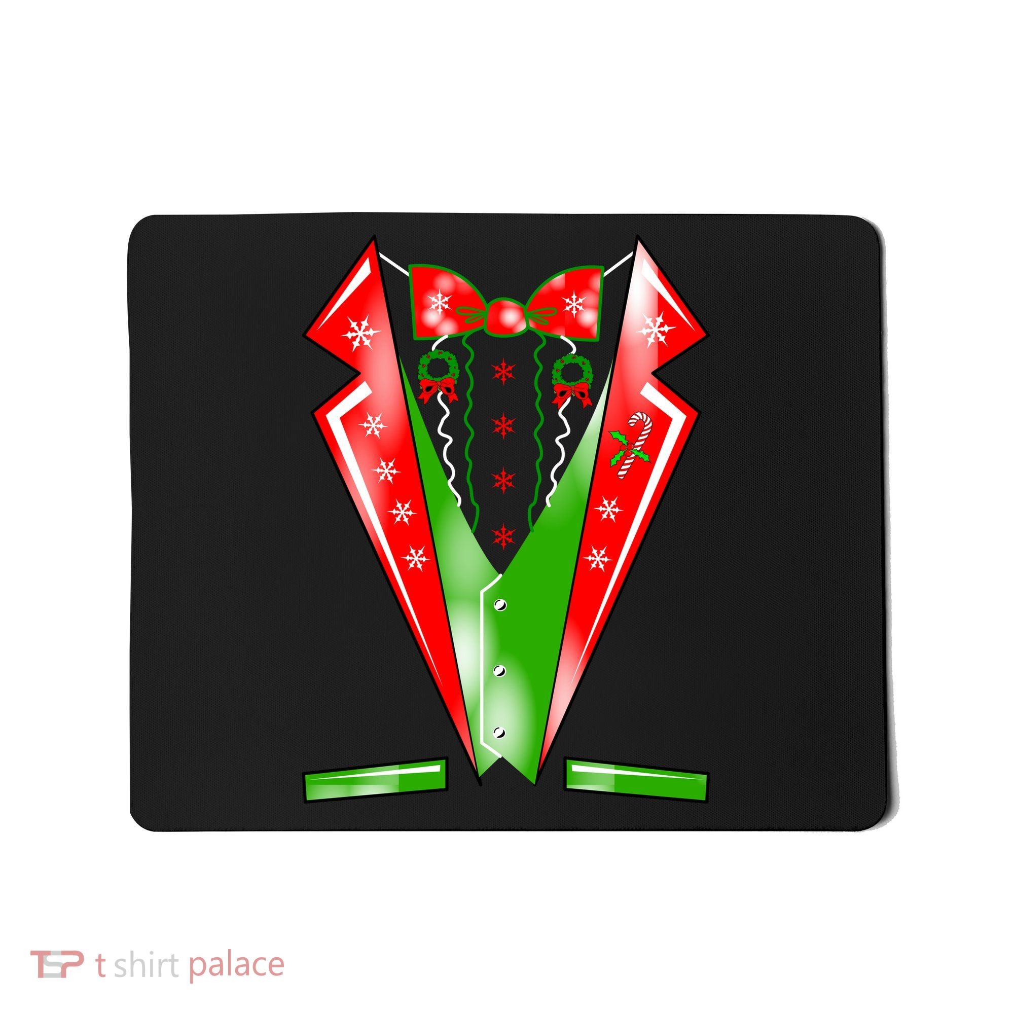 Christmas Tux Tuxedo Mousepad