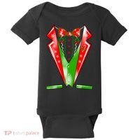 Christmas Tux Tuxedo Baby Bodysuit thumb 0