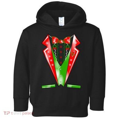Christmas Tux Tuxedo Toddler Hoodie