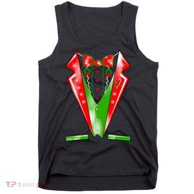Christmas Tux Tuxedo Tank Top
