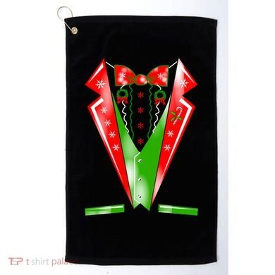 Christmas Tux Tuxedo Golf Towel