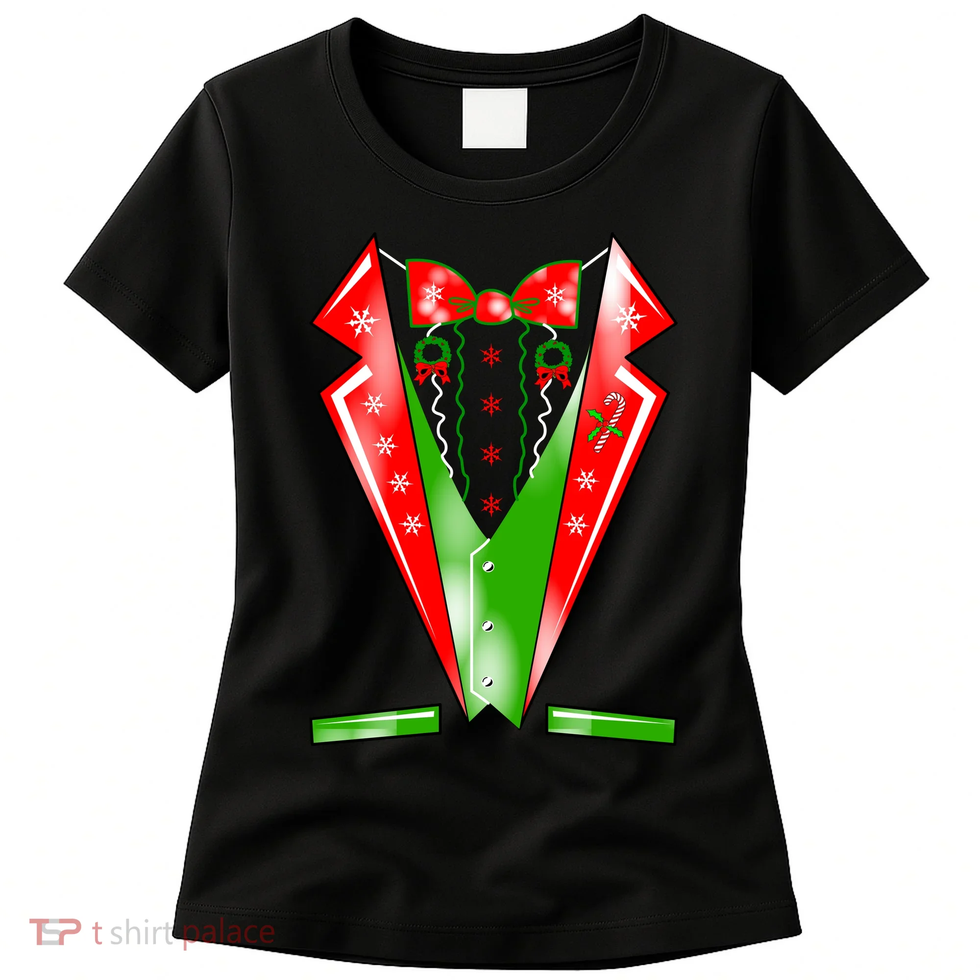 Christmas Tux Tuxedo Women's T-Shirt