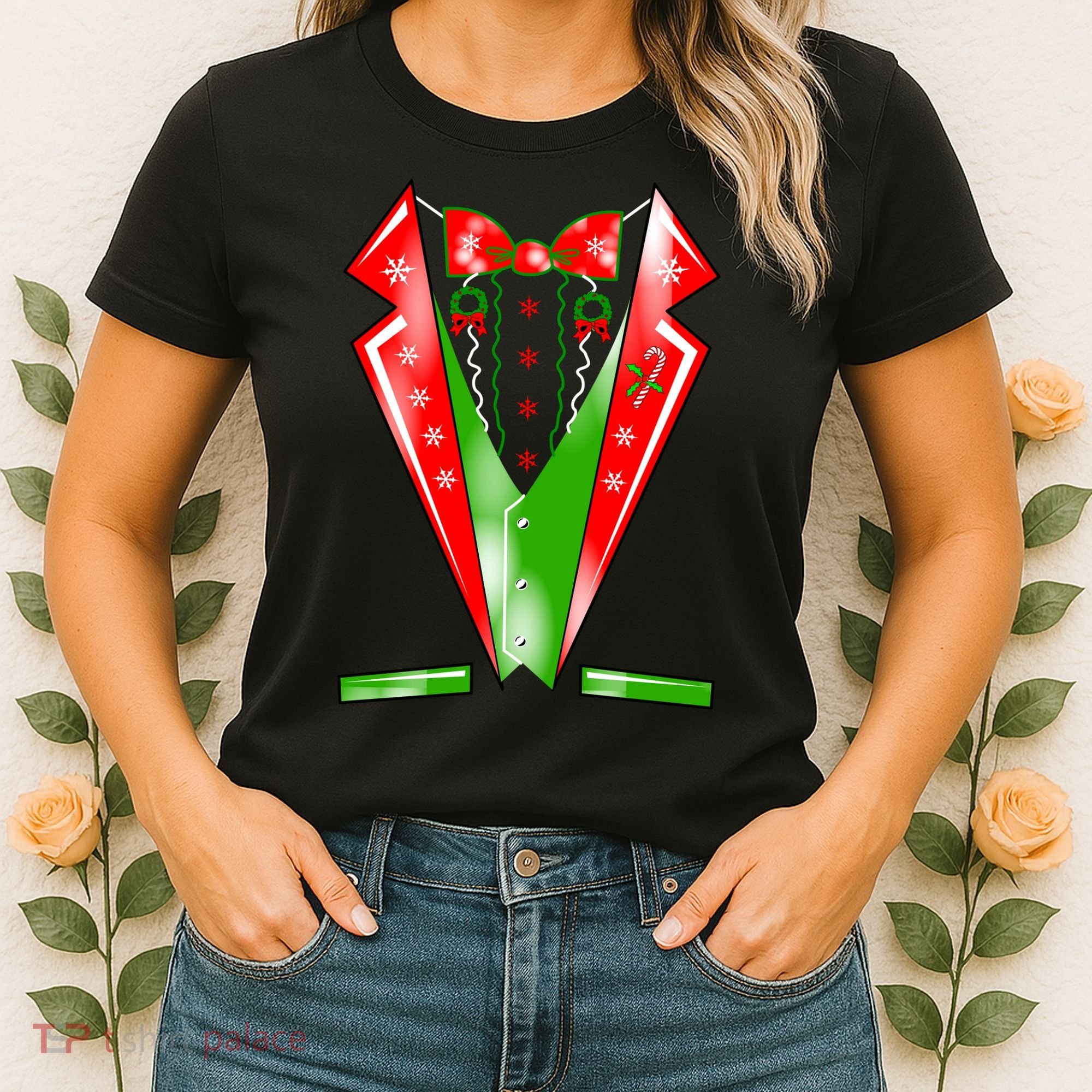 Christmas Tux Tuxedo Women's T-Shirt