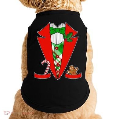 Christmas Tuxedo Costume Top Doggie Tank