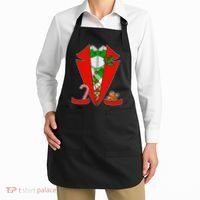 Christmas Tuxedo Costume Top Apron thumb 2
