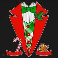 Christmas Tuxedo Costume Top Bucket Hat thumb 4